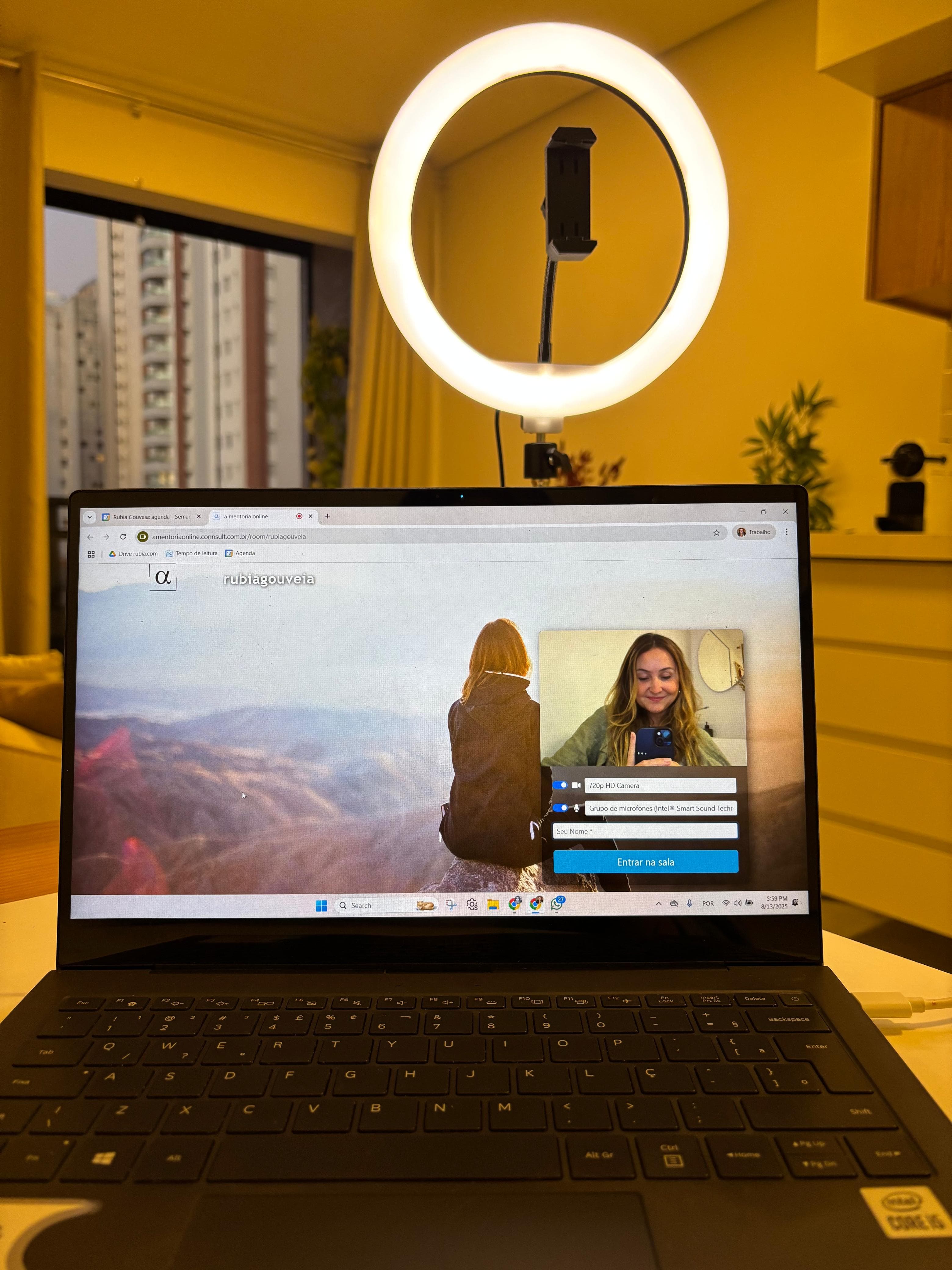 Rubia Gouveia em mentorias individuais